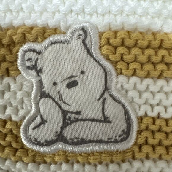 Y2k SuperCute Disney Baby Sweater Jacket 6/9month Winnie The Pooh BearBaby Sweet - Picture 2 of 5